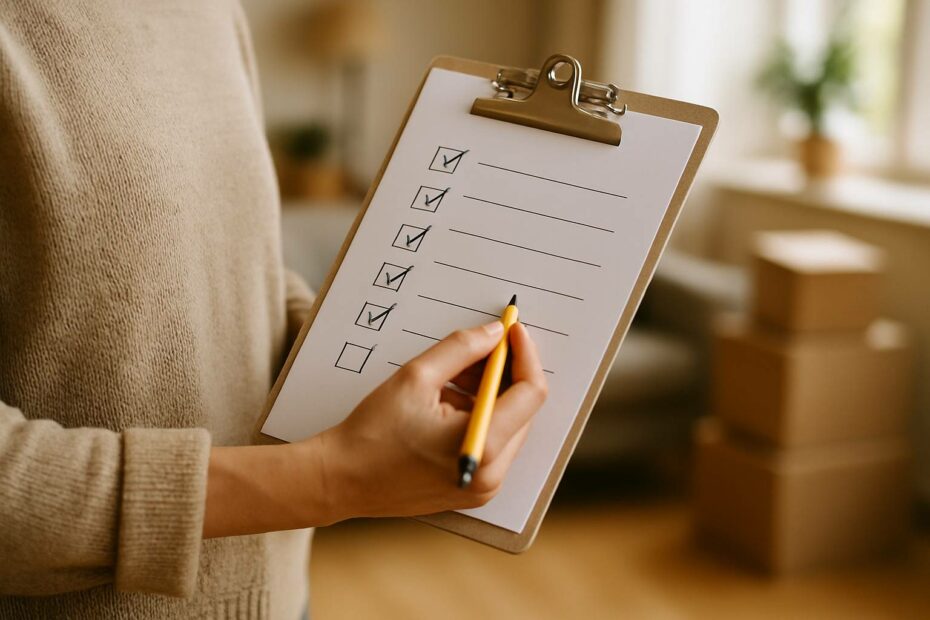 Checklist pratique pour préparer votre maison avant le début des travaux