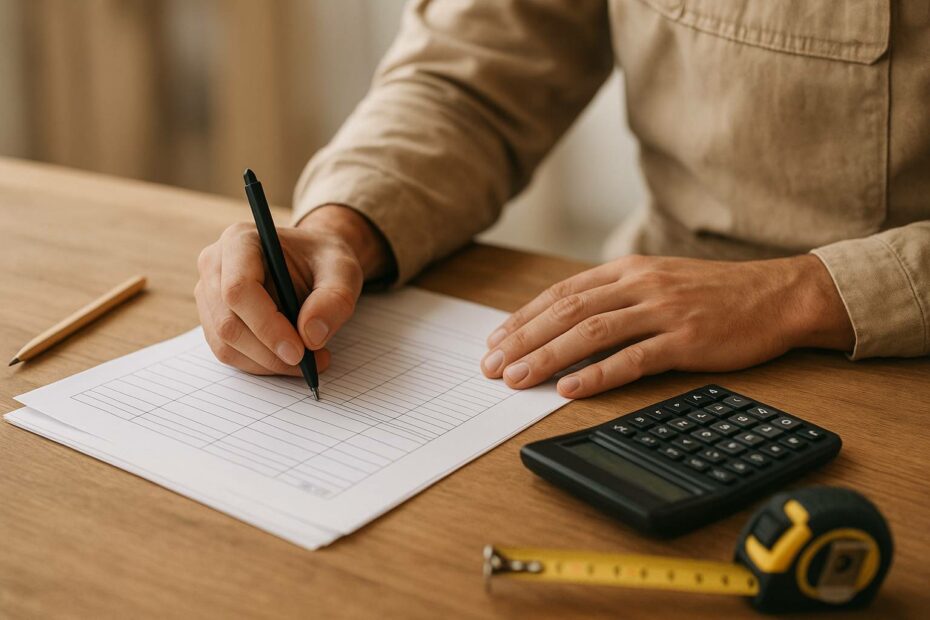 Les étapes essentielles pour préparer un devis clair et fiable avec votre artisan