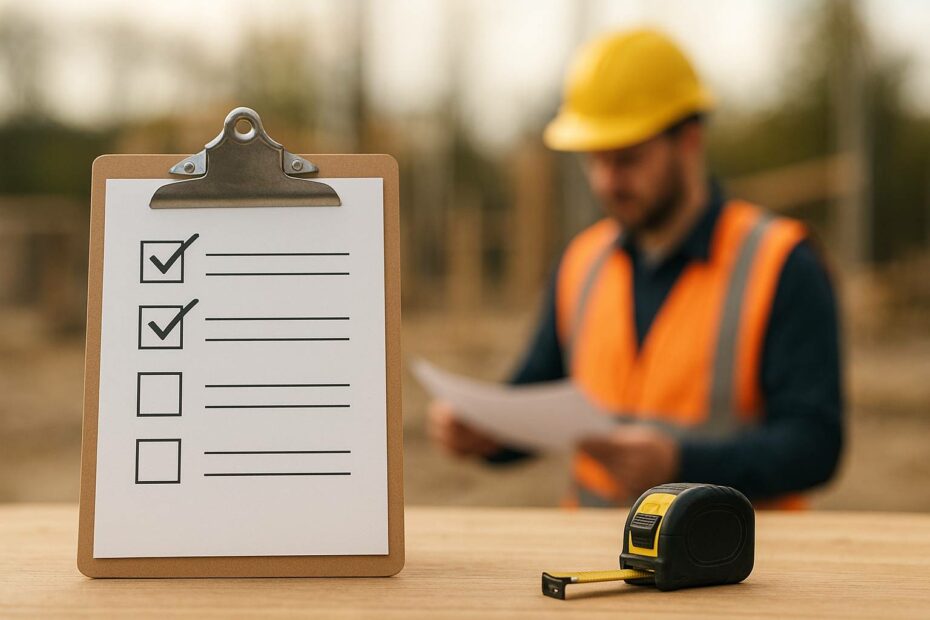 Préparer votre chantier : checklist simple pour éviter les imprévus